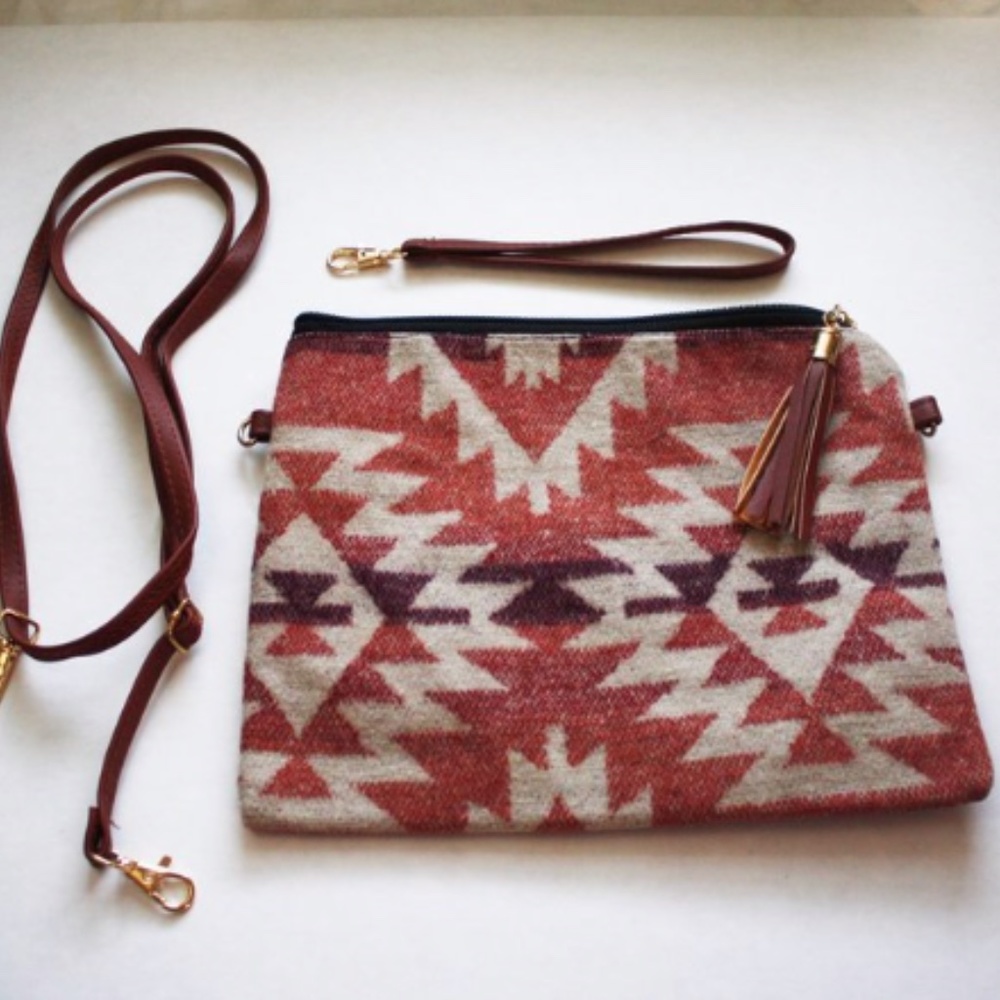 💕Last One! 8X HP Aztec Print Tassel - Picture 5 of 8